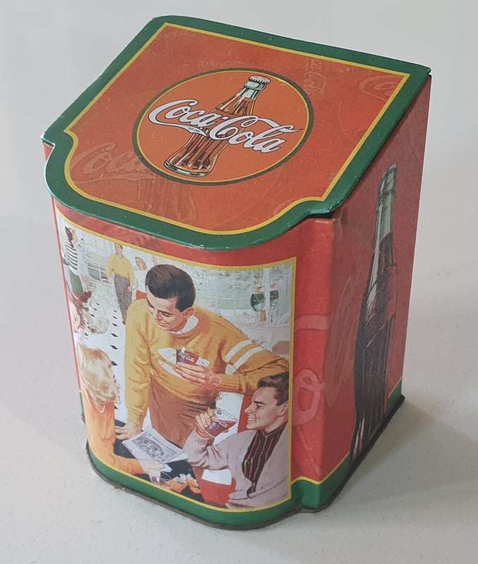 COCA COLA tin as per photos