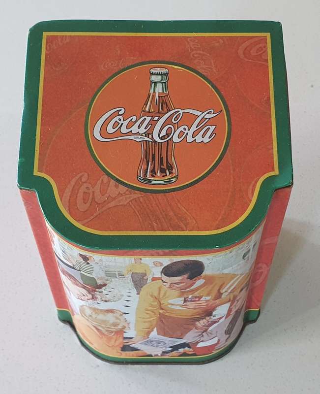 COCA COLA tin as per photos