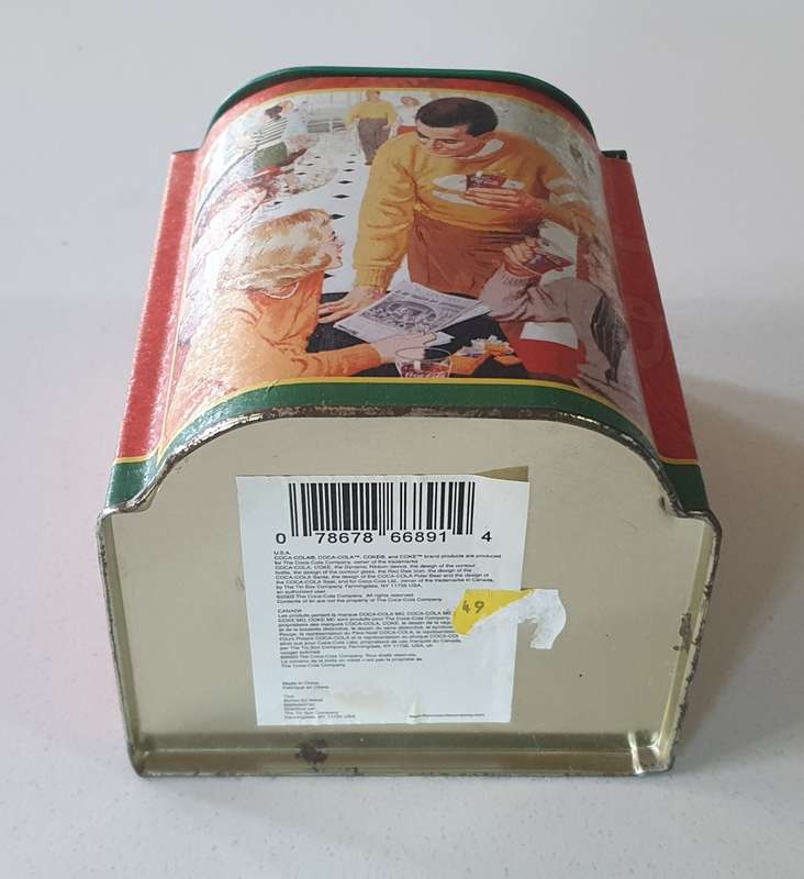 COCA COLA tin as per photos