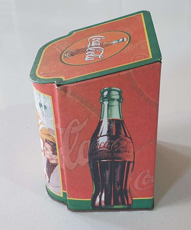 COCA COLA tin as per photos