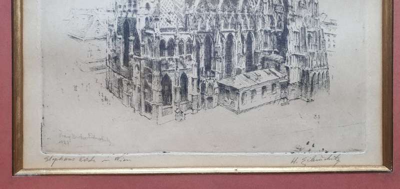 Framed etch 24/200 as per photo