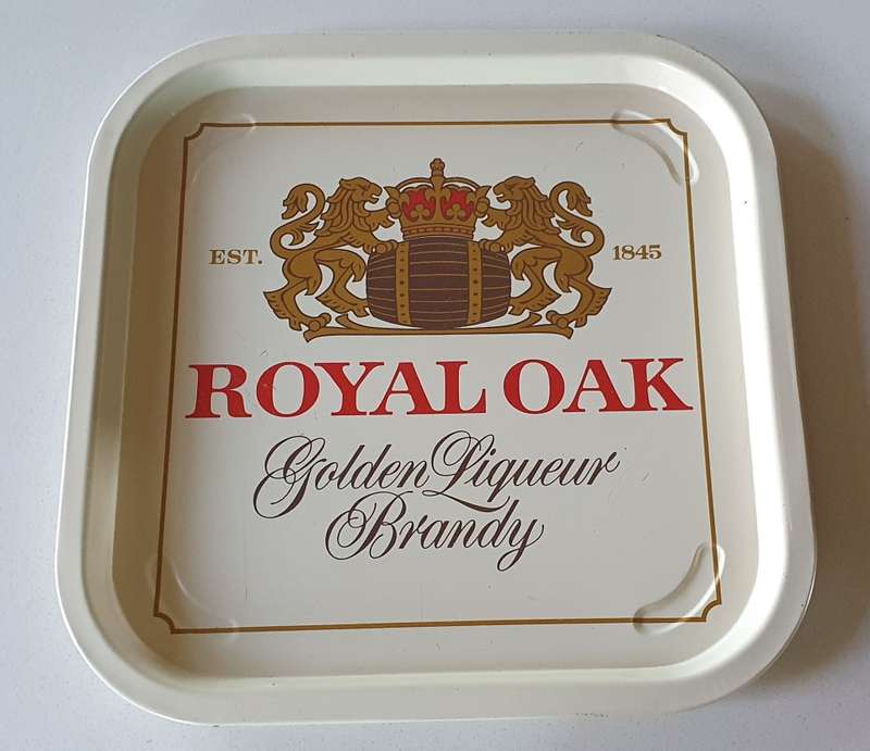 Royal Oak tin serving tray as per photos