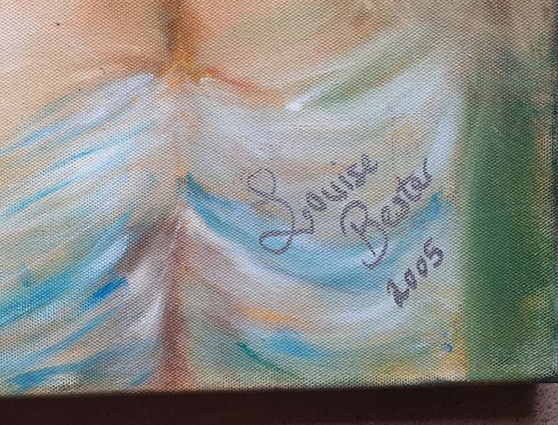 Original oil painting by LOUISE BESTER as per photo