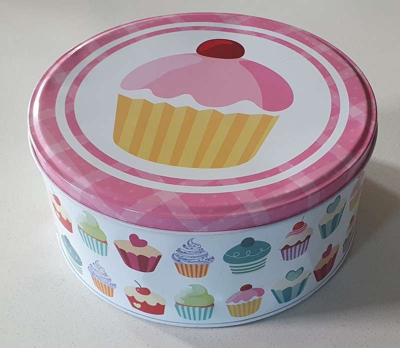 Cookies tin as per photos