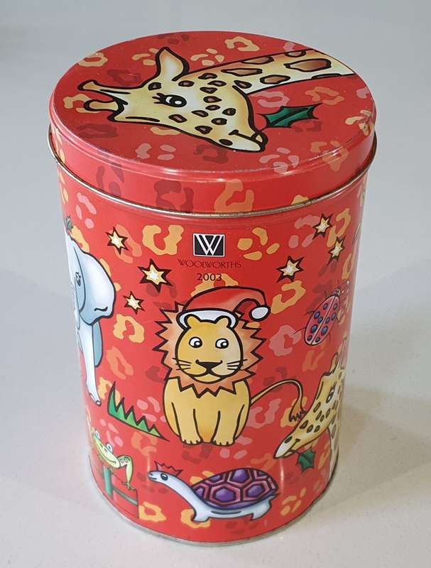 Woolworths animal tin as per photos
