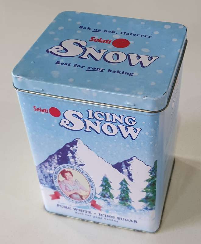 Selati icing snow tin as per photos
