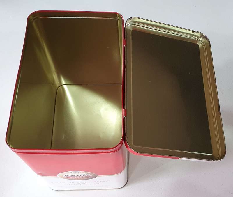 Large AMSTEL LAGER tin as per photos