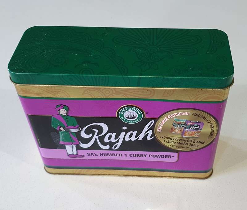 RAJAH tin as per photos