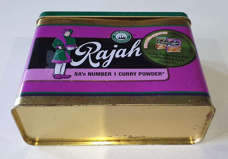 RAJAH tin as per photos