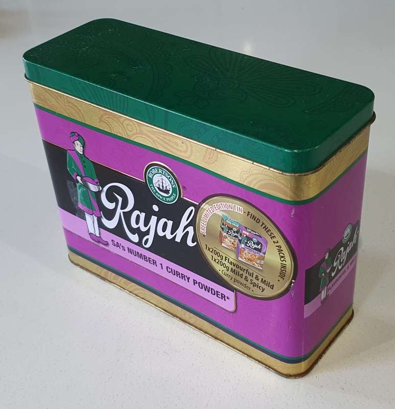 RAJAH tin as per photos