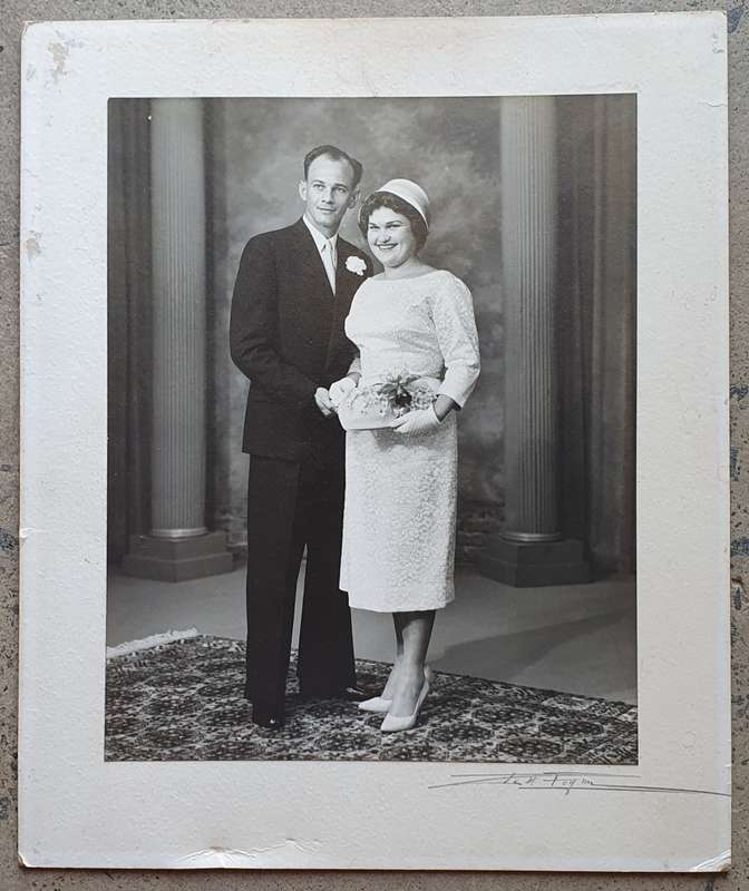 Unframed vintage photo