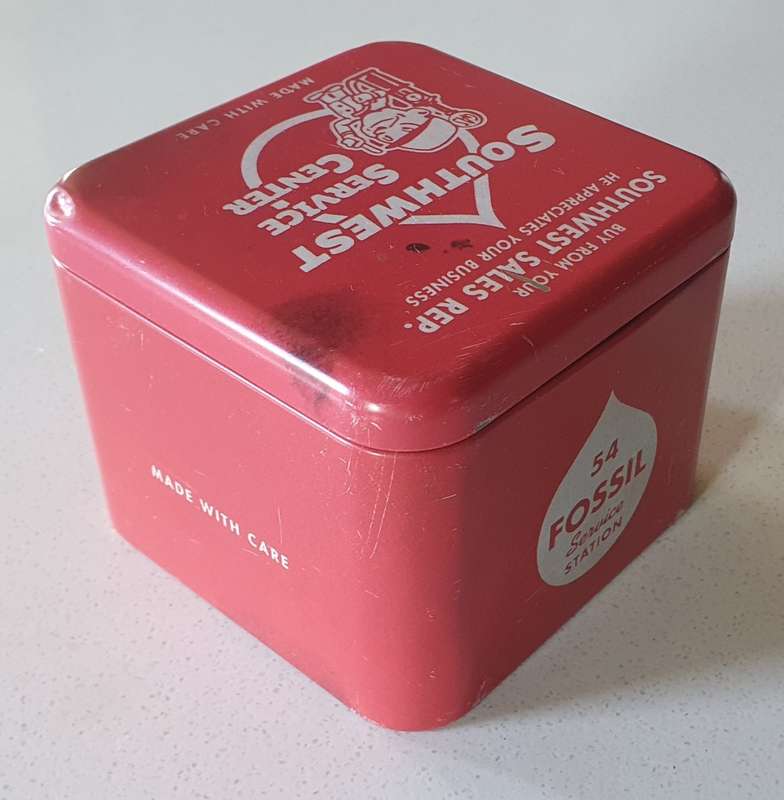 Fossil tin as per photos