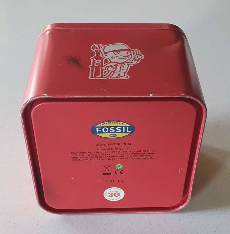 Fossil tin as per photos