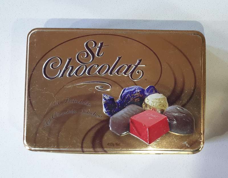 St Chocolat tin as per photos
