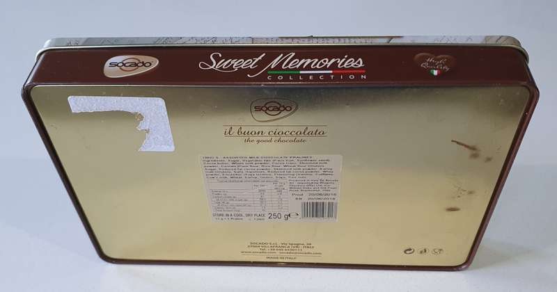 Sweet Memories SOCADO tin as per photos