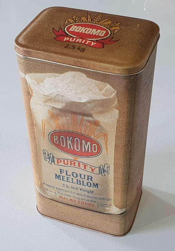 BOKOMO purity flour tin as per photos