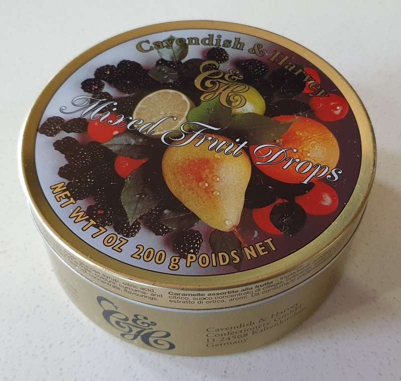 Fruit Drops tin as per photos