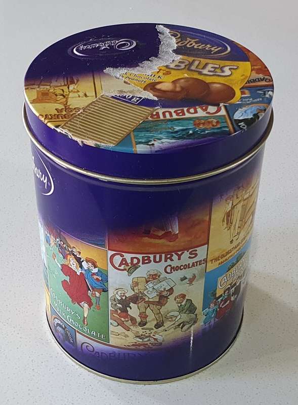 CADBURY tin as per photos