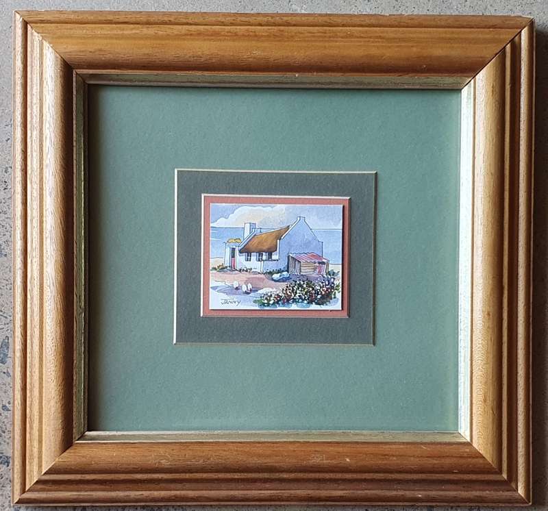 Original framed painting by JANNY as per photos