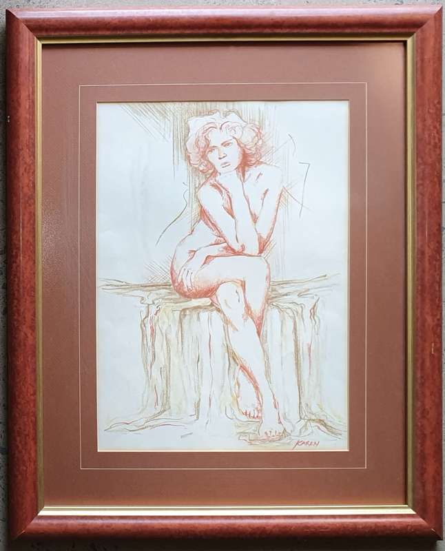 Original framed painting by KAREN as per photos