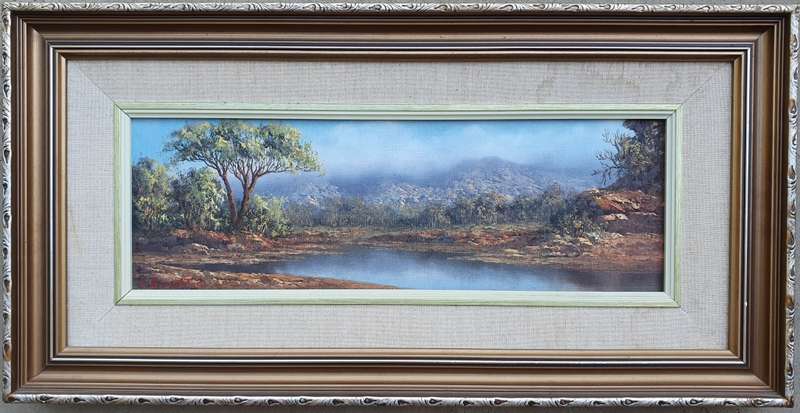 Original framed oil painting by LOUIS REPSOLD as per photos