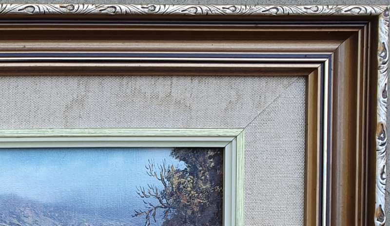 Original framed oil painting by LOUIS REPSOLD as per photos