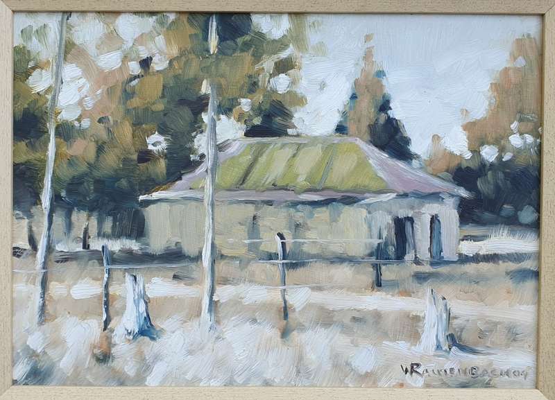 Original framed oil painting by RAUTENBACH as per photos