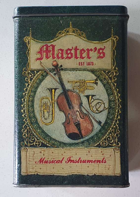 Masters musical instruments tin as per photos
