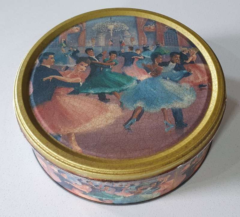 Ballroom cookies tin as per photos