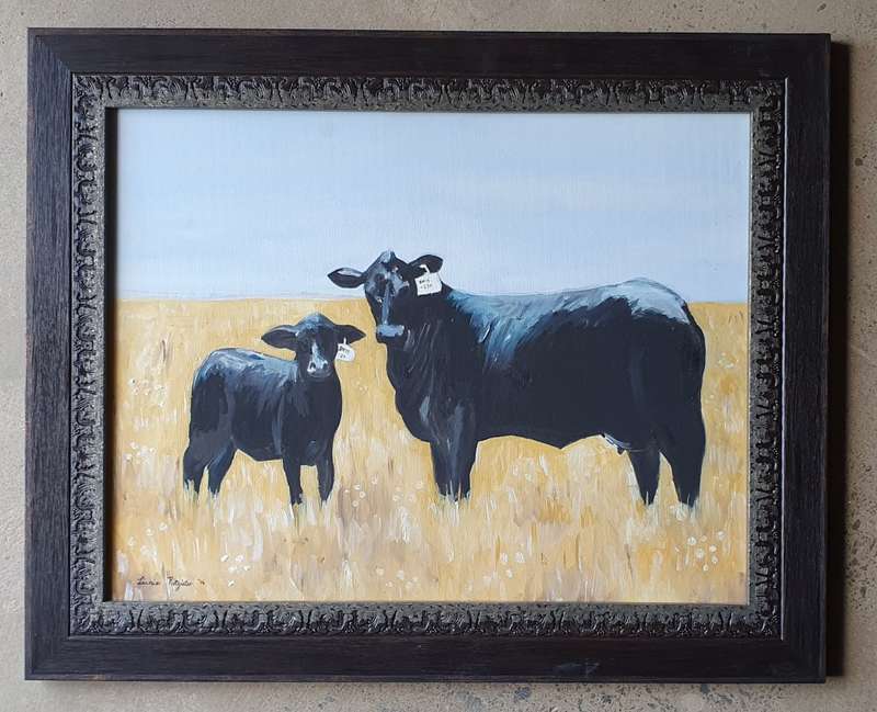 Original framed oil painting by LIANIE POTGIETER as per photos
