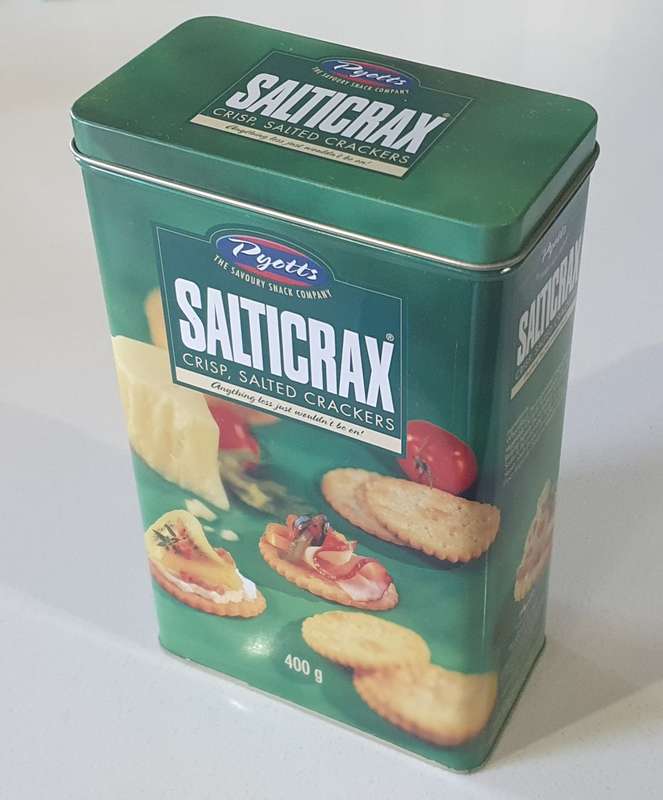 PYOTTS Salticrax tin as per photos