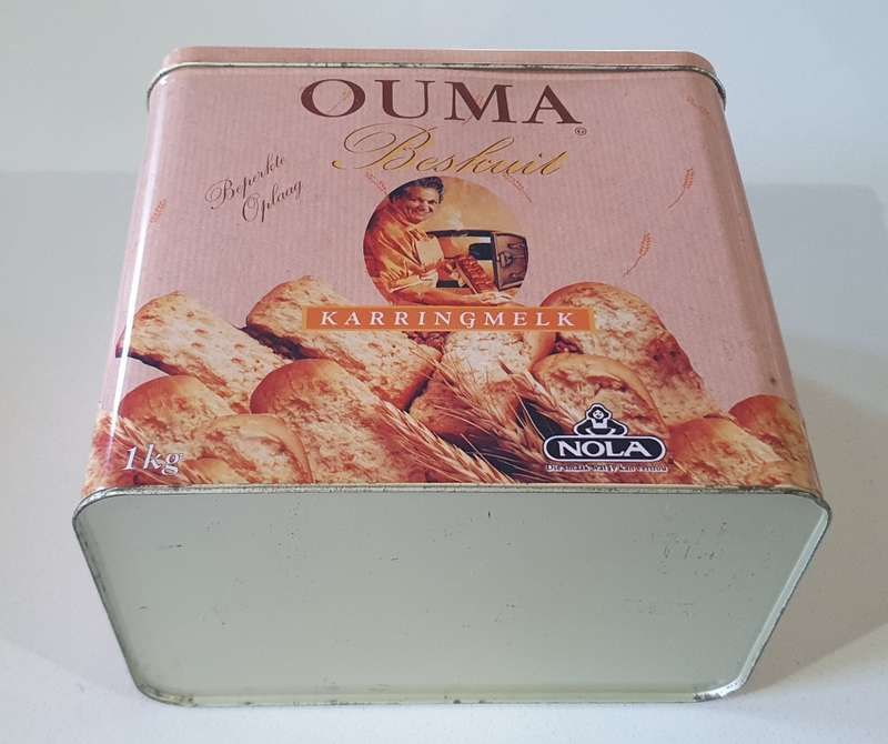 OUMA RUSKS tin as per photos