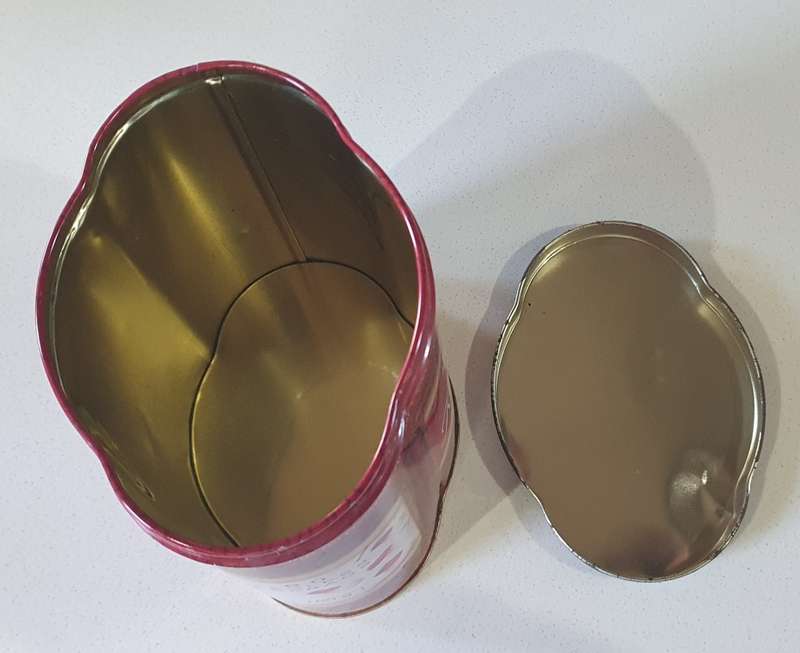 Five Roses Rooibos tea tin as per photos