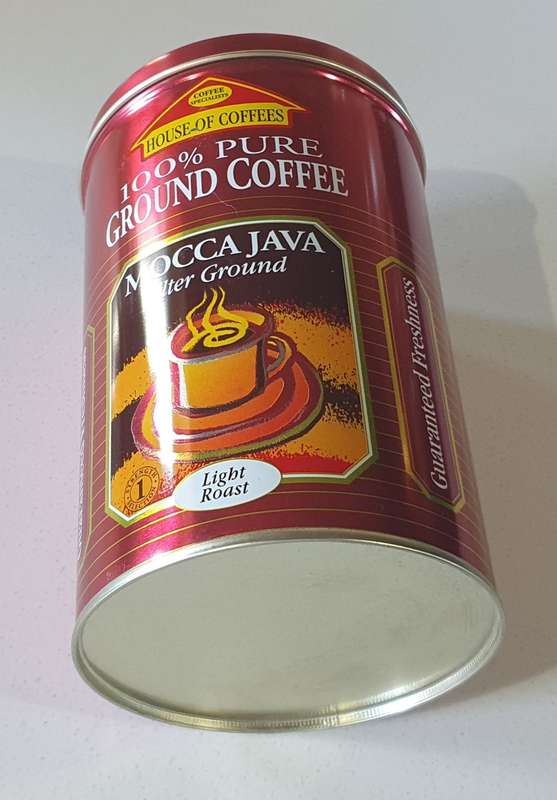 HOUSE OF COFFEE tin as per photos