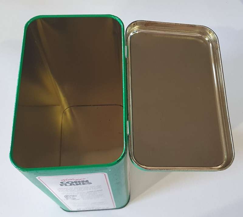 KELLOGG`S tin as per photos