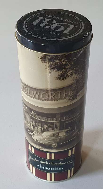 Woolworths tin as per photos
