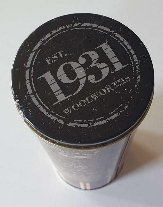 Woolworths tin as per photos