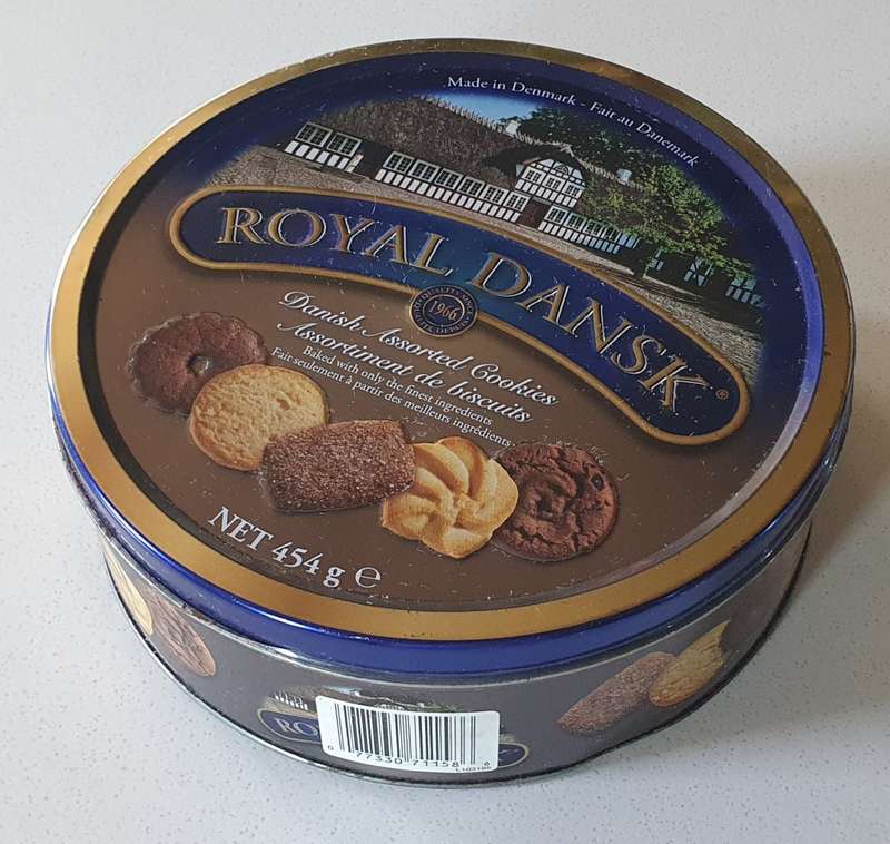 DANISH cookie tin as per photos