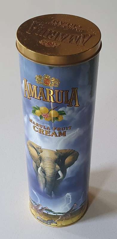 AMARULA tin as per photos