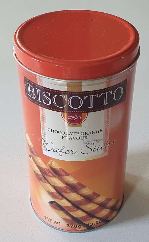 BISCOTTO tin as per photos