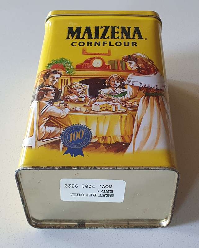 MAIZENA cornflour tin as per photos