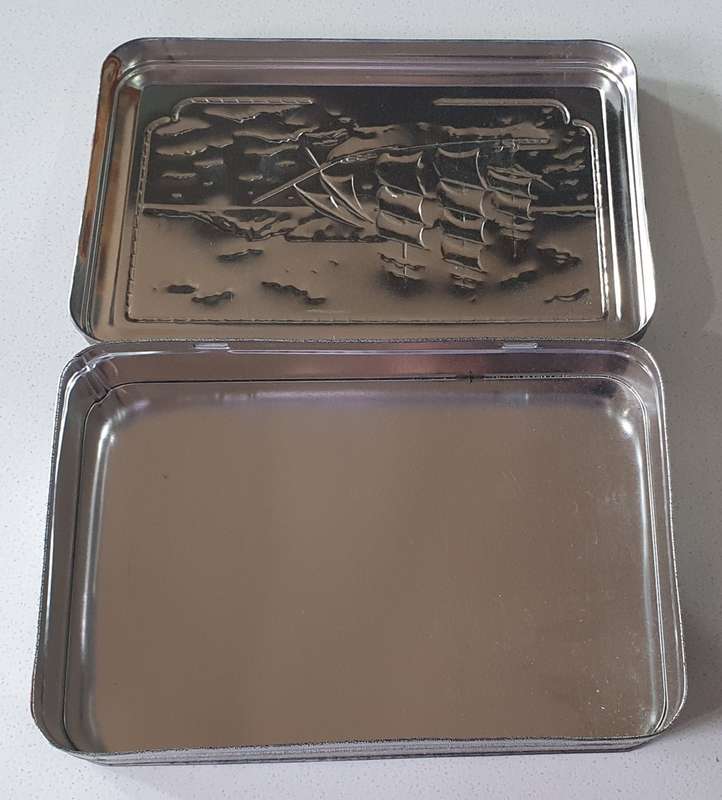 WOOLWORTHS tin as per photos