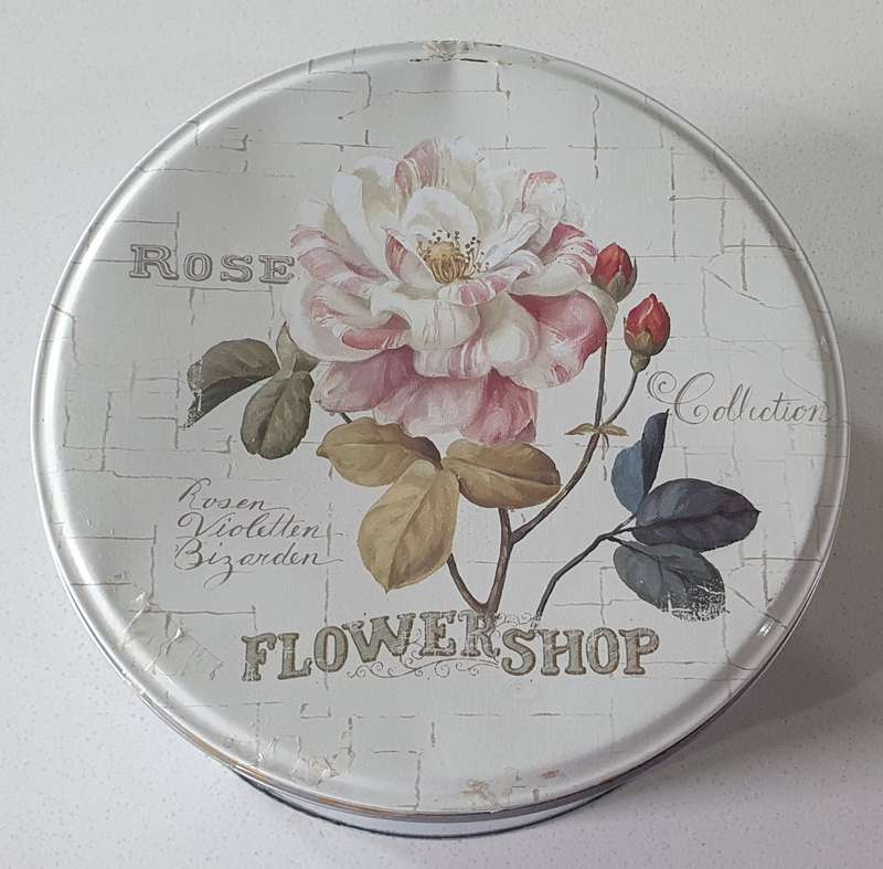 Flower Shop cookie tin as per photos
