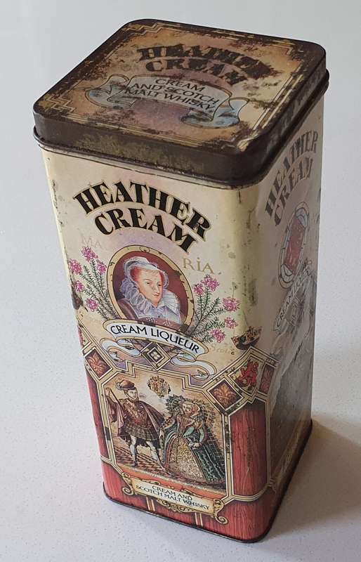 Heather Cream Liqueur tin as per photos
