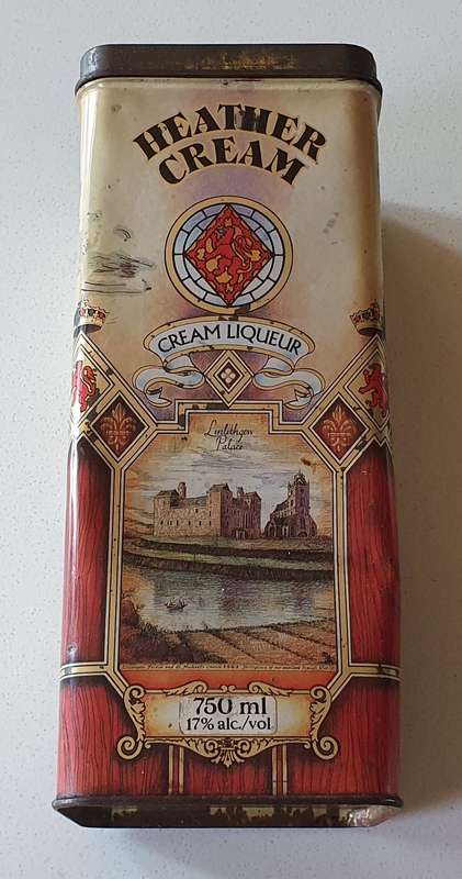 Heather Cream Liqueur tin as per photos
