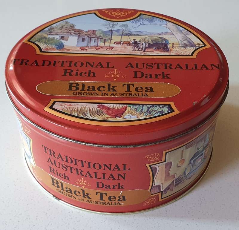 Traditional Australian Black Tea tin as per photos