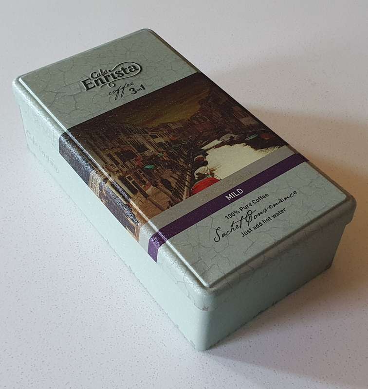 Cafe Enrista coffee tin as per photos