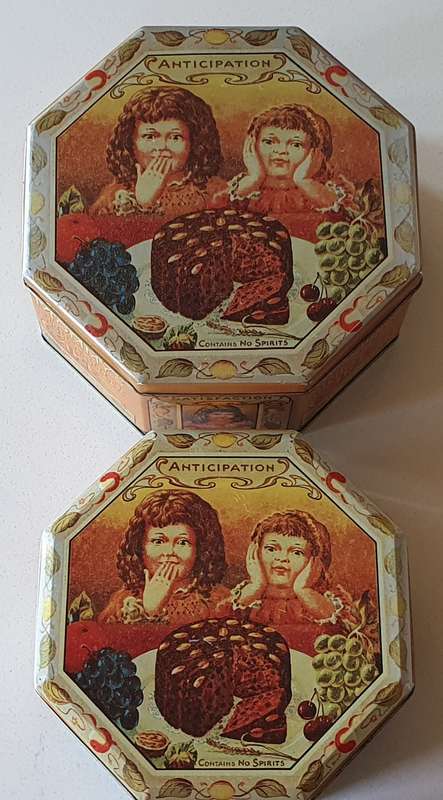 Two Mommy`s rich fruity cake tins as per photos
