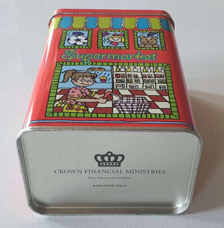 Crown financial ministries saving tin as per photos