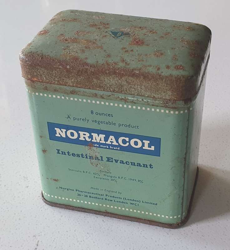 NORMACOL tin as per photos